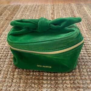 Tata Harper Velvet Zip Case
